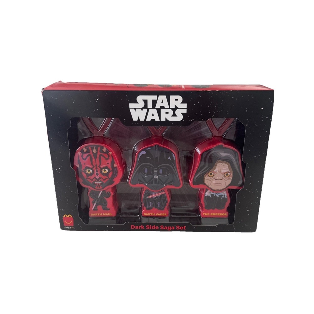 Star Wars McDonald's Exclusive Star Wars Dark Side Saga Set 2019 Sealed